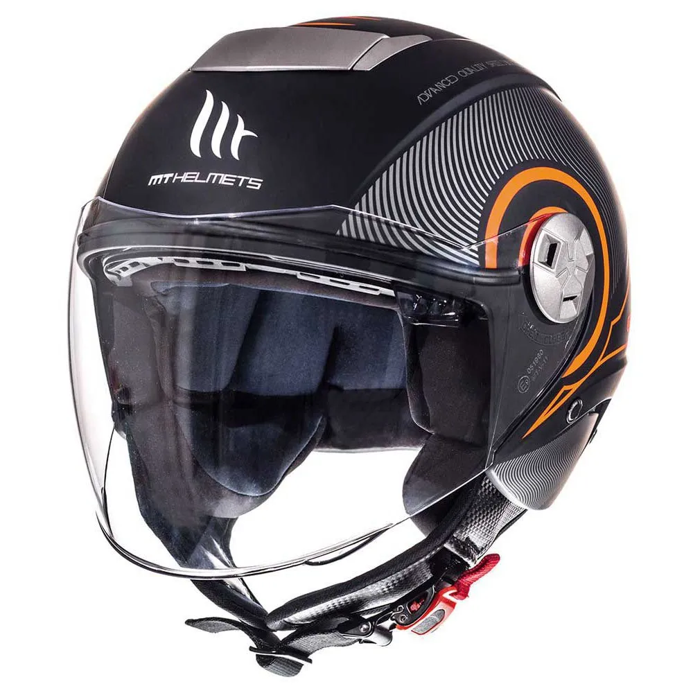 Mt helmets City Eleven SV Tron Black buy and offers on Motardinn