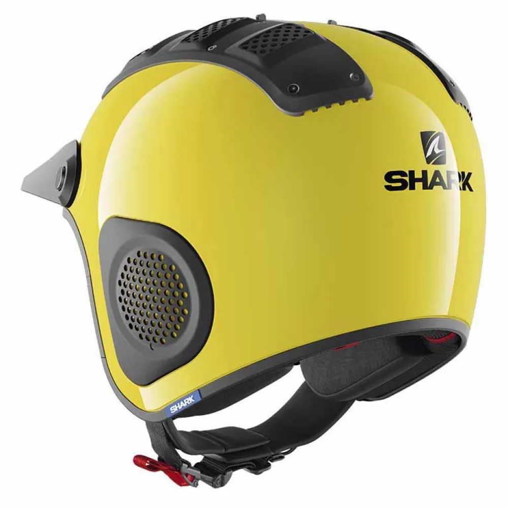 Shark ATVDrak Open Face Helmet Yellow, Motardinn