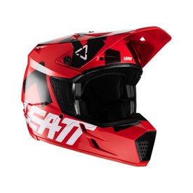Leatt 8.5 V21.1 Adult Off-Road Motorcycle Helmet Red/X-Large 