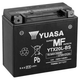 Yuasa Batería 12V YTX20L-BS 18.9 Ah