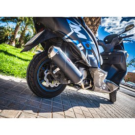 GPR Exhaust Systems Evo4 Road Kymco Downtown 300 09-14 Ref:SCOM.177.RACE.EVO4 Not Homologated Stainless Steel Full Line System