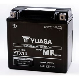 Yuasa YTX14 12.6Ah Batterie 12V