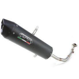 GPR Exhaust Systems Furore Nero Kymco X-Town 125 21-23 Ref:KYM.11.RACE.FUNE Not Homologated Full Line System