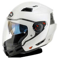 Pinlock was £219.99 Airoh Phantom S Plain White Motorcycle Flip Up Helmet 