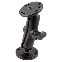 ram-mounts-soutien-universal-double-ball-mount-with-two-round-plates-b-size-medium-arm