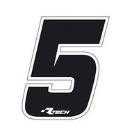 rtech-number-5-stickers-10-units