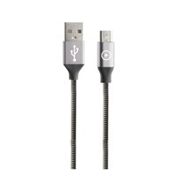 Muvit Câble USB Vers Micro USB Métal Flexible 2A 1.2 m