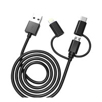 Muvit Câble USB Vers Micro USB/Type C/Lightning MFI 2.1A 1 m