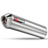 Scorpion exhausts Factory Round Slip On Polished Stainless GSF Bandit 650 07-11 Schalldämpfer