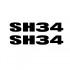 Shad SH34 Seitenaufkleber-Set