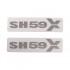 Shad SH59X Stickers Set