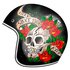 MT Helmets Le Mans 2 SV Skull&Roses öppen hjälm