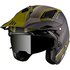 MT Helmets District SV Post open face helmet