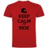 Kruskis Camiseta de manga corta Keep Calm And Ride