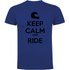 Kruskis Camiseta de manga corta Keep Calm And Ride