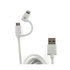 Muvit Cable USB A Micro USB/Lightning MFI 2.4A 1 m