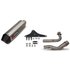 Scorpion Exhausts Serket Parallel Brushed Stainless PCX 125 14-16 Not Homologated Full Line System